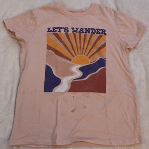 Pink graphic T-shirt, from Target